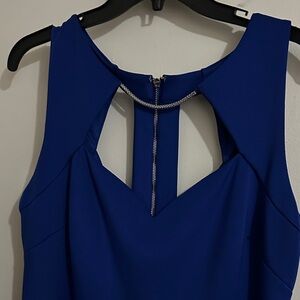 Guess Royal Blue Backless Dress